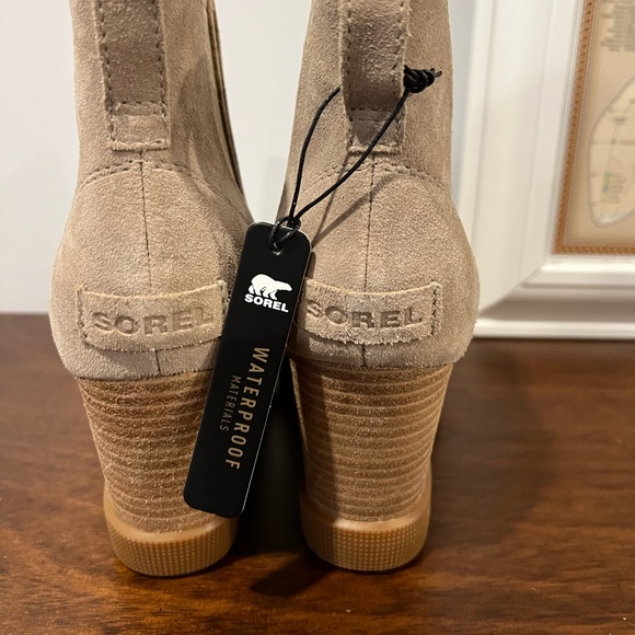 New Sorel Joan Uptown Chelsea Boot Women's Sandy Tan 1930921-251 - Picture 4 of 10